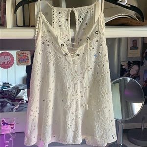 Hollister lace shirt